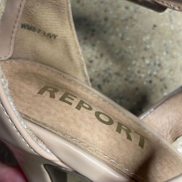 Report Livy Nude Patent Leather Platform Heels 7 - Picture 11 of 12